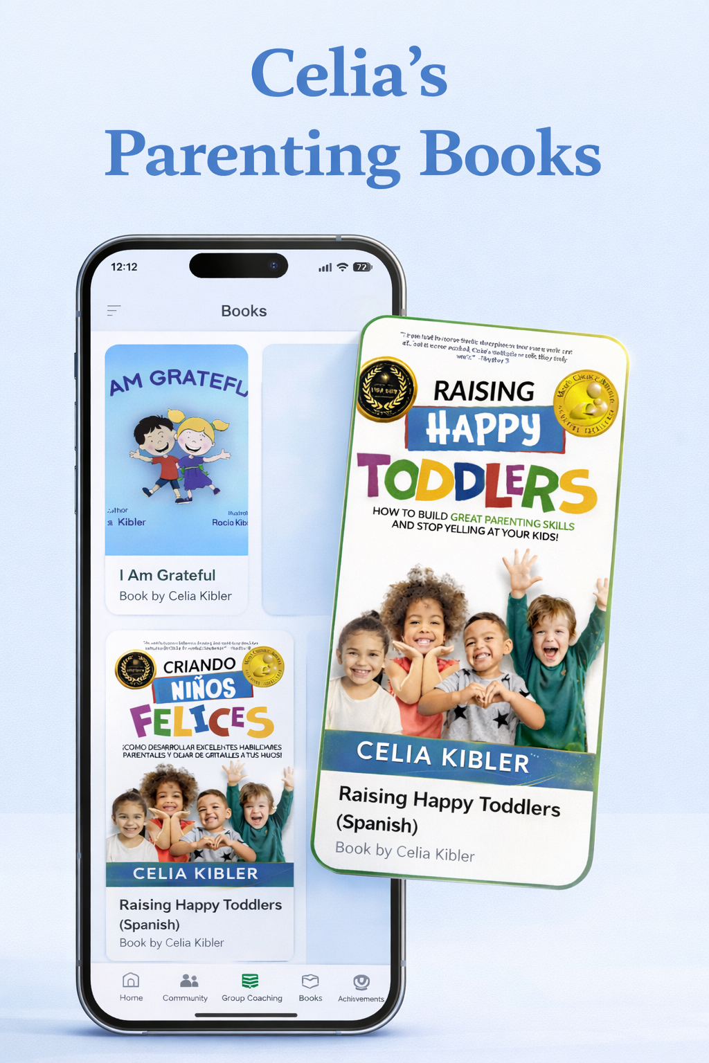 Books and resources library in the app